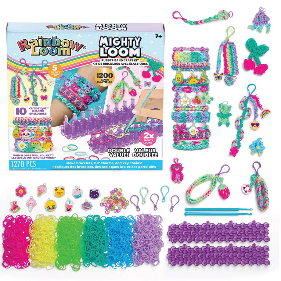 Rainbowloom Mighty Loom - Kit de bricolage avec élastiques