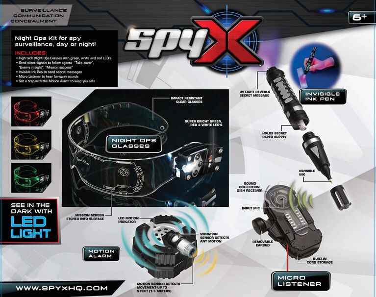 Imports Dragon Imports dragon-SpyX  équipement d'espionnage de nuit