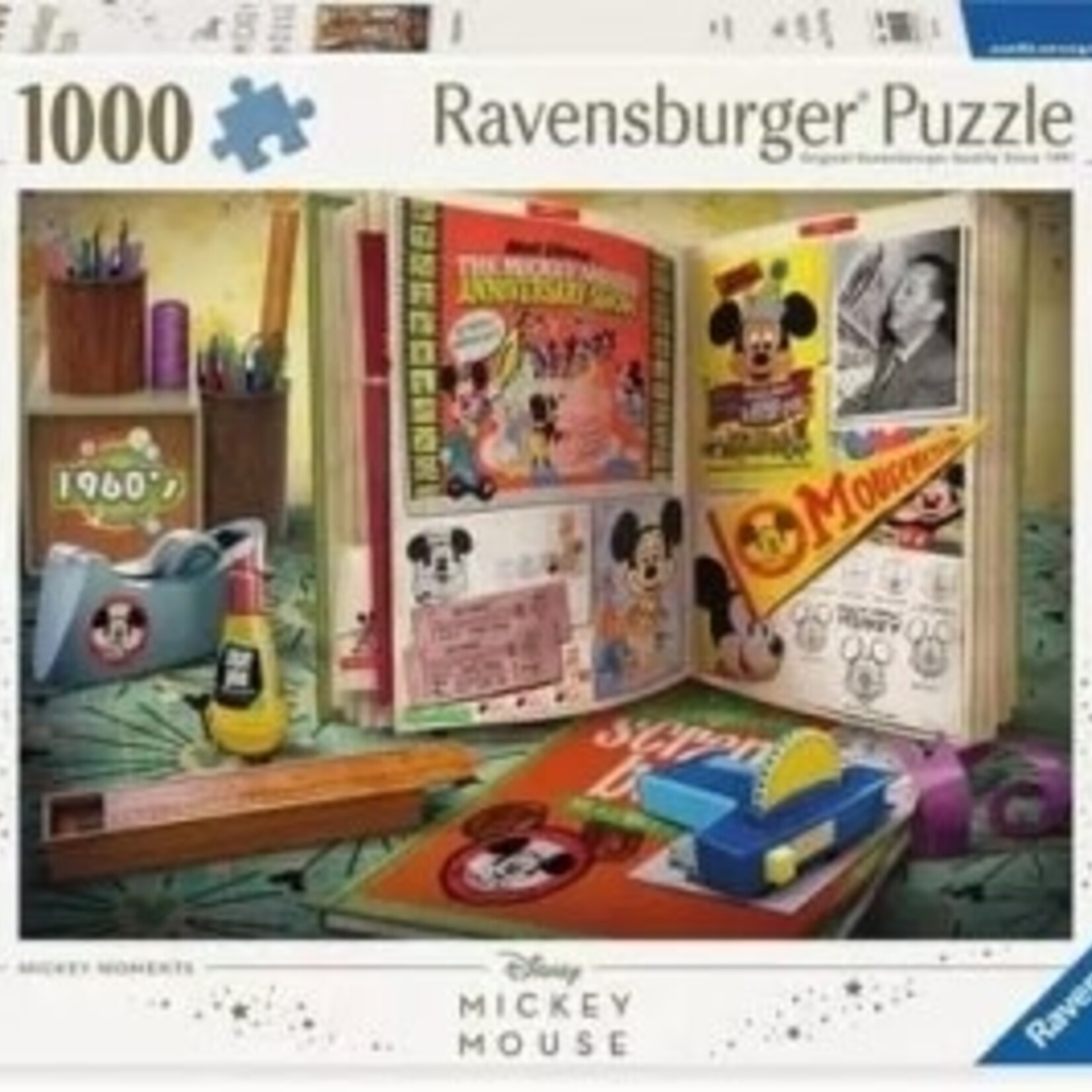 Ravensburger Ravens 1000 1960 Mickey Moments