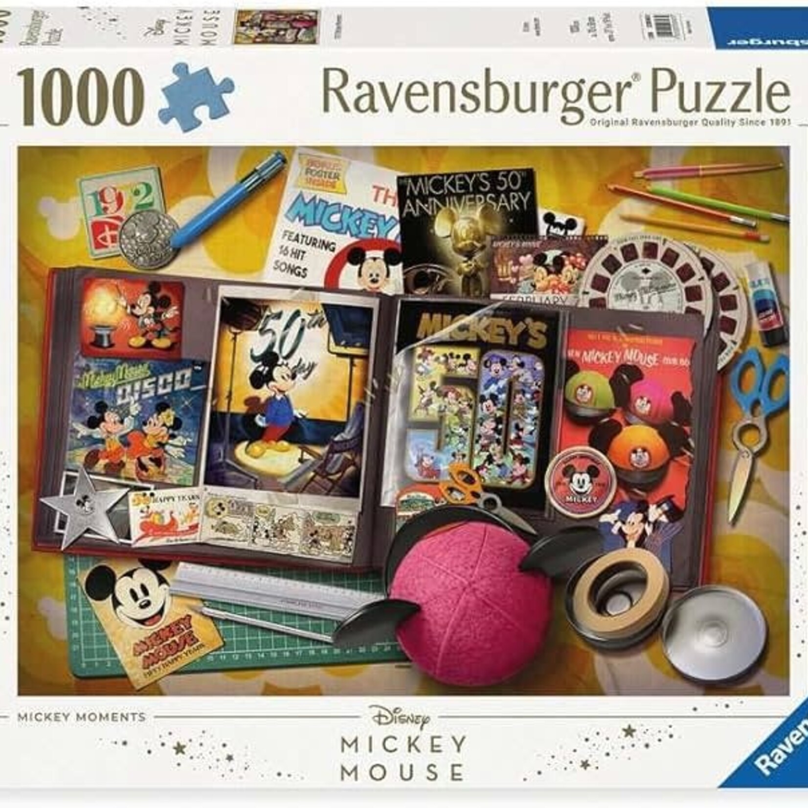Ravensburger Ravens 1000 - Disney - 1970 Mickey Memories