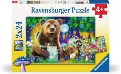 Ravensburger Ravens 2 x 24 Adorable amis des bois