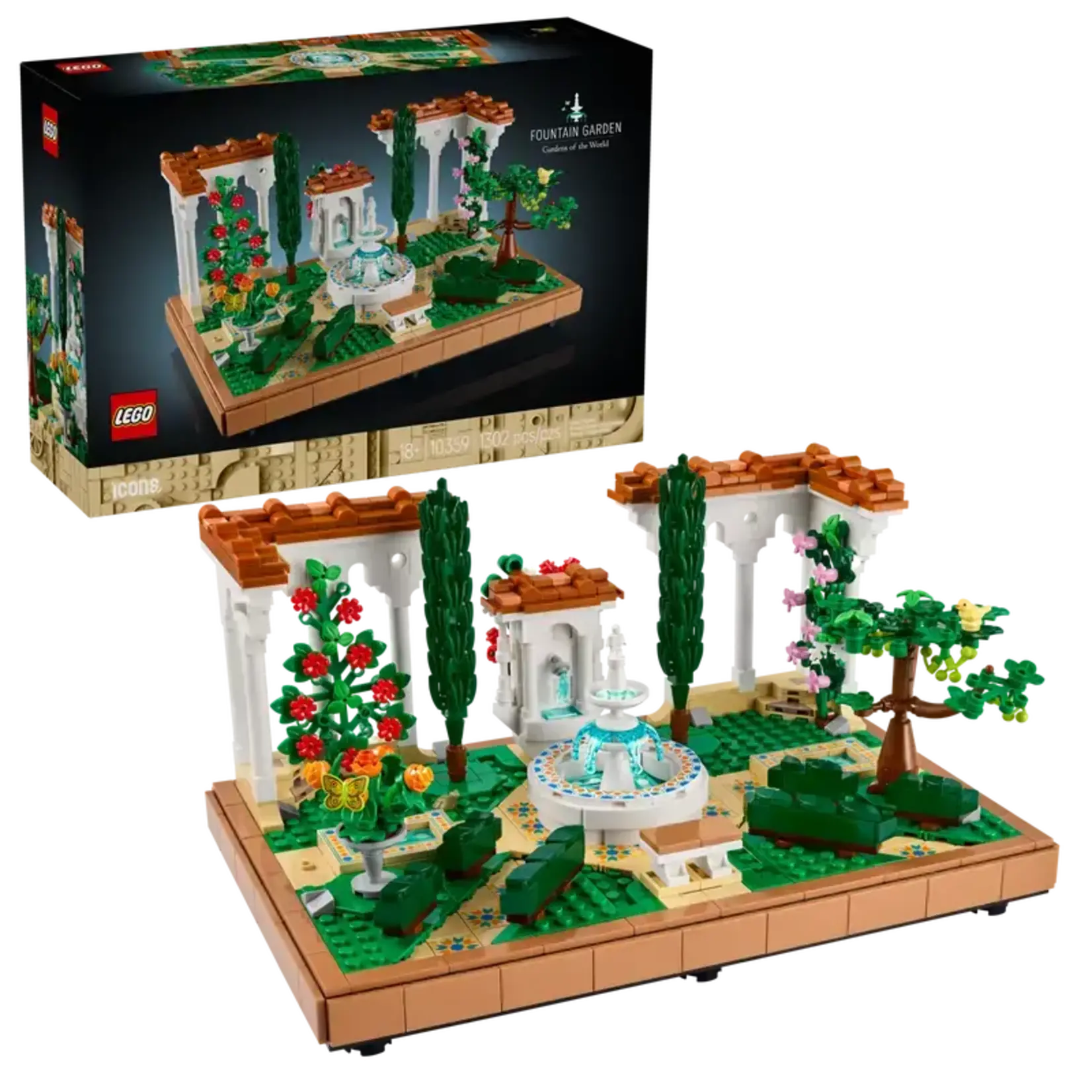Lego Lego 10359 Icons - Le jardin à la fontaine