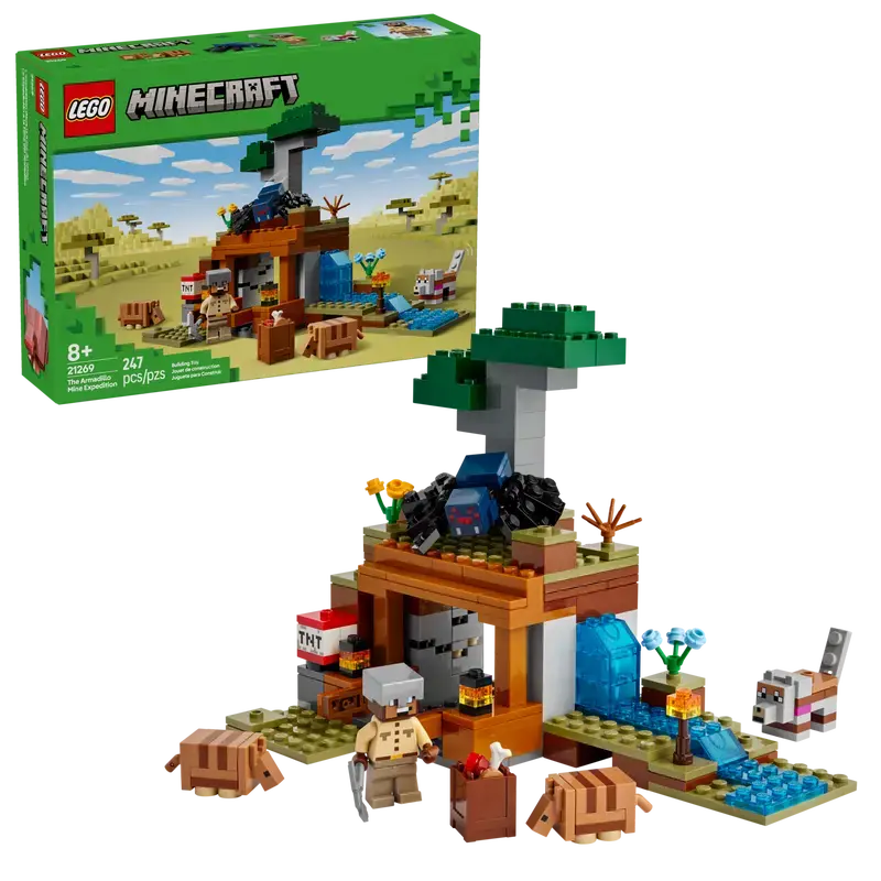 Lego Lego 21269 Minecraft - L’expédition dans la mine du tatou