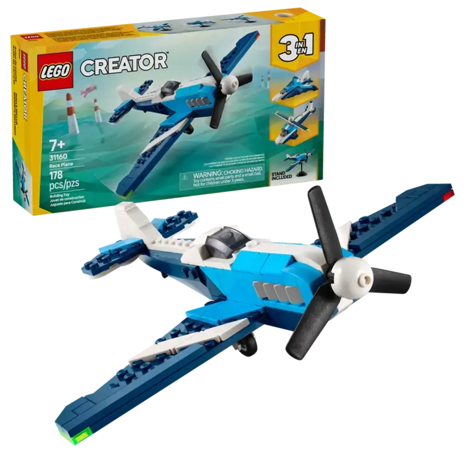 Lego Lego 31160 Creator - Les aéronefs : l’avion de course