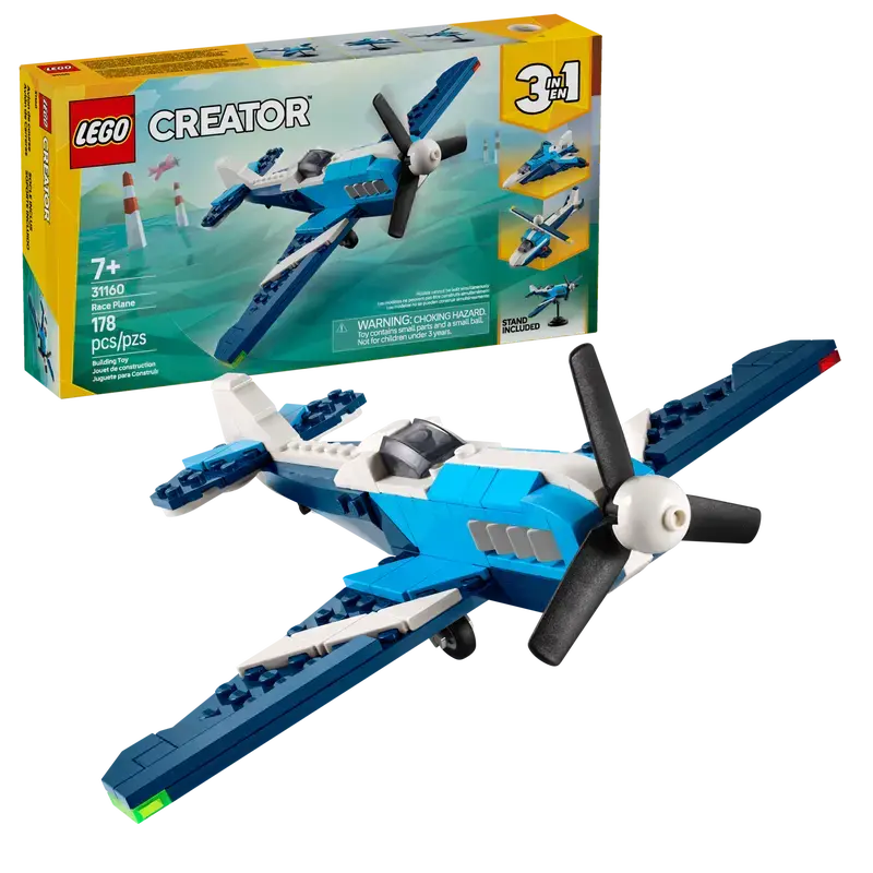 Lego Lego 31160 Creator - Les aéronefs : l’avion de course