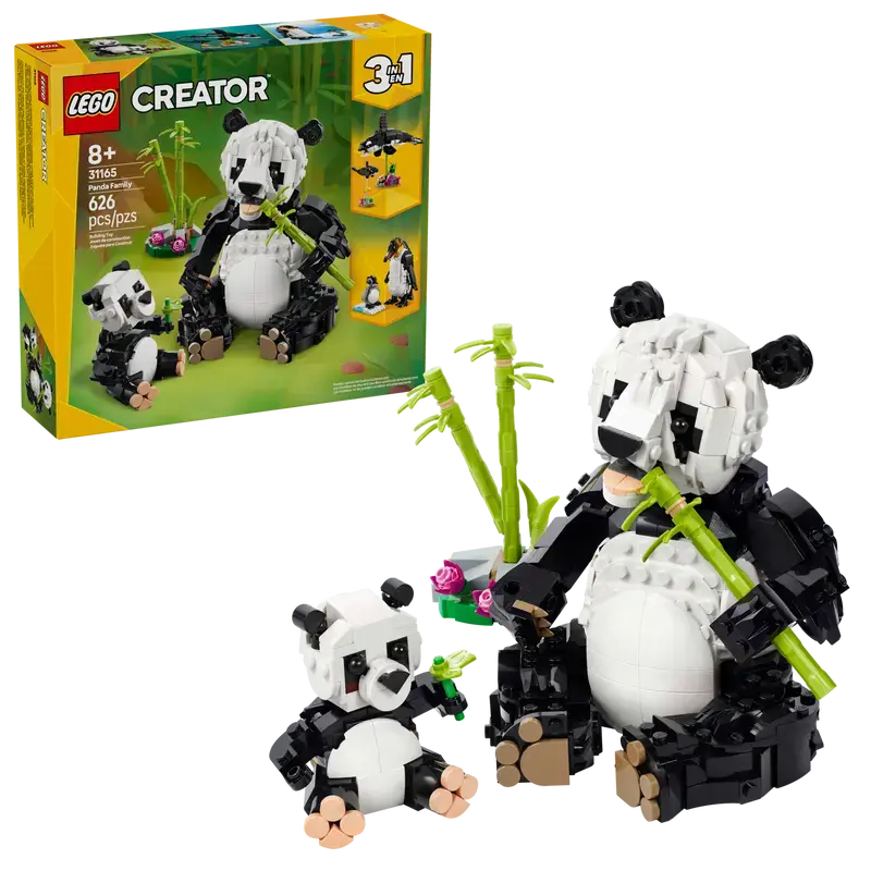 Lego Lego 31165 Creator - Les animaux sauvages : la famille de pandas