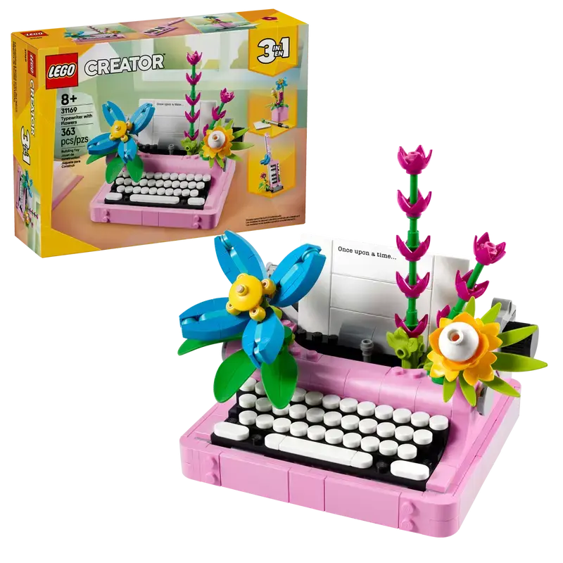 Lego Lego 31169 Creator - La machine à écrire avec des fleurs