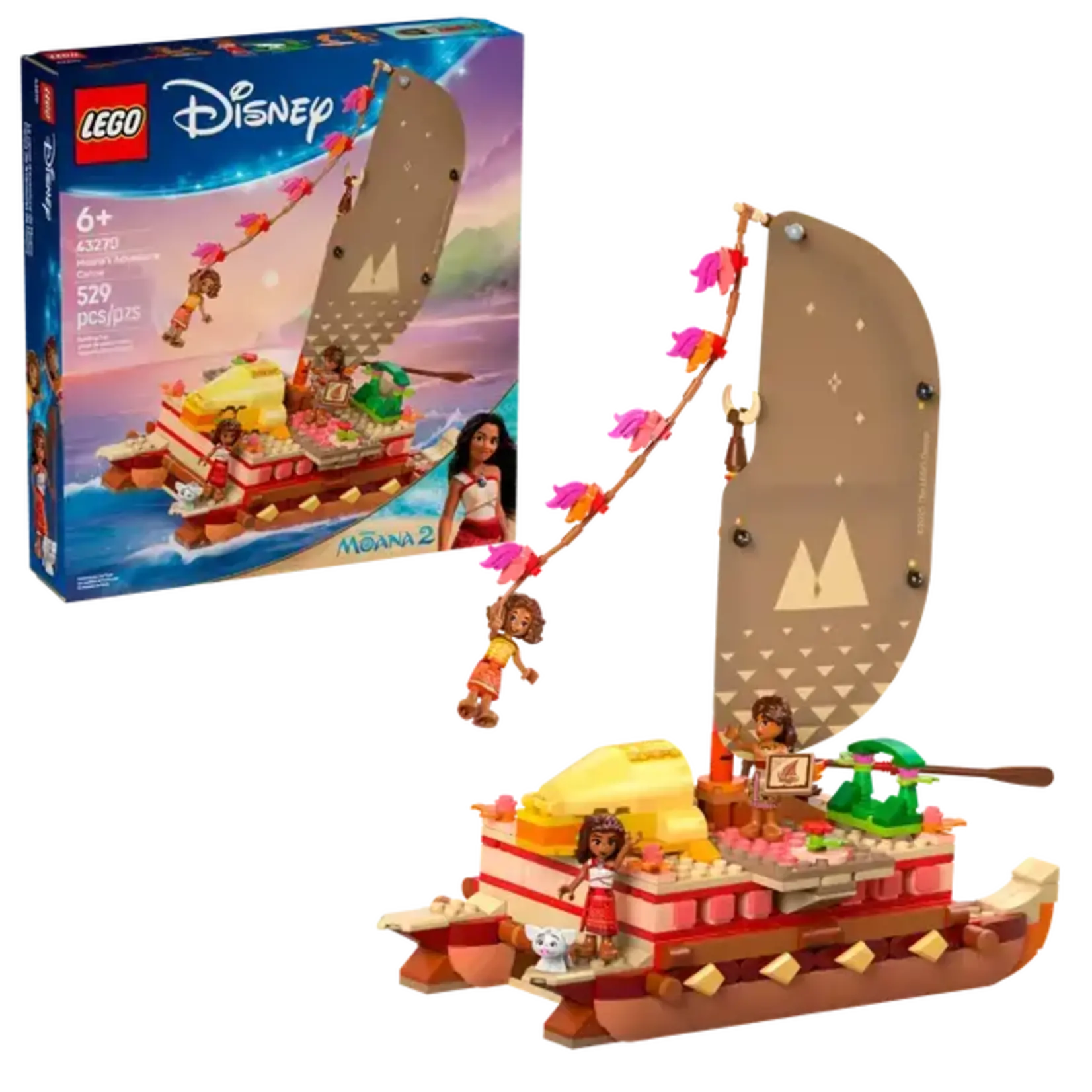 Lego Lego 43270 Disney - Le canot d’aventure de Moana