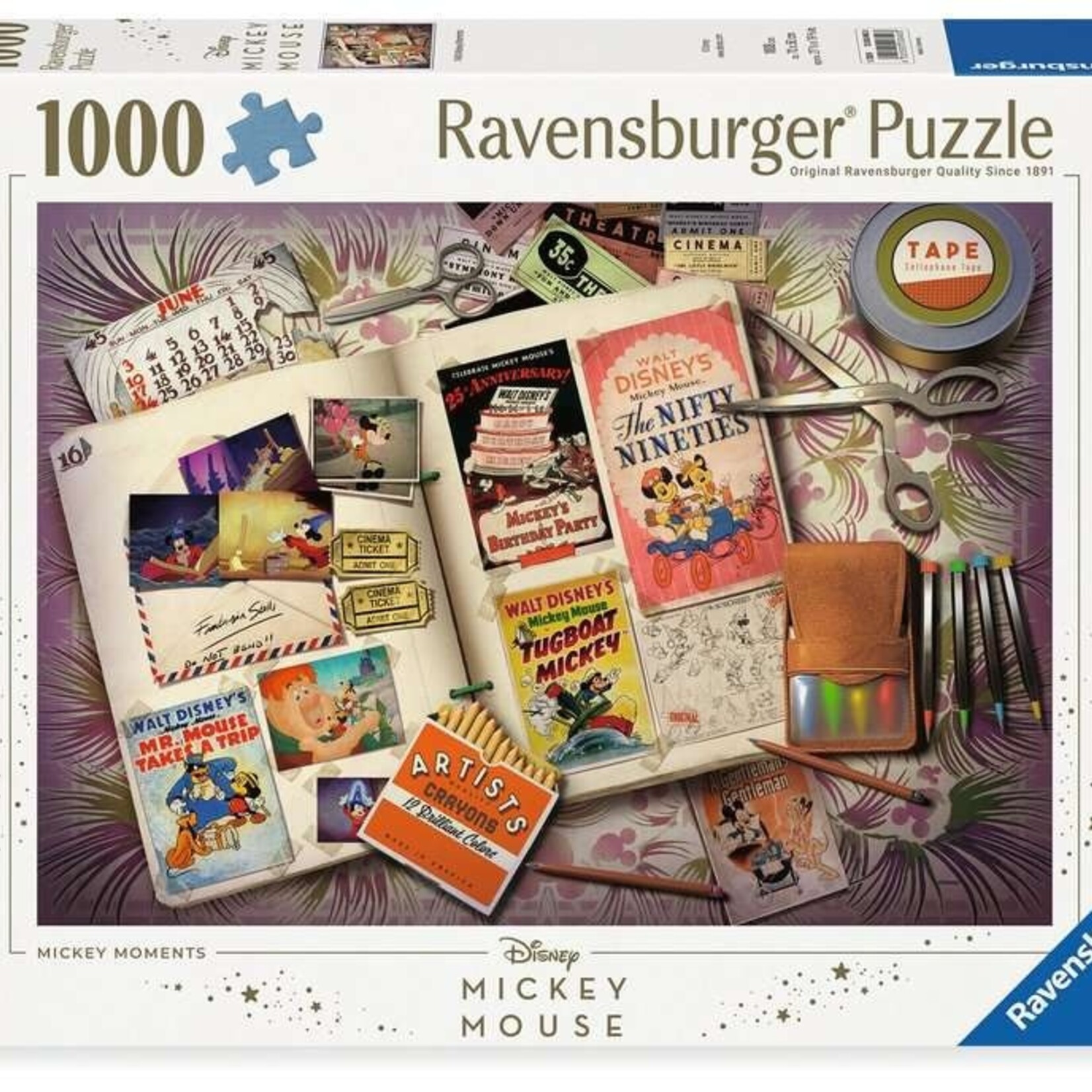 Ravensburger Ravens 1000 - 1940 Mickey Moments
