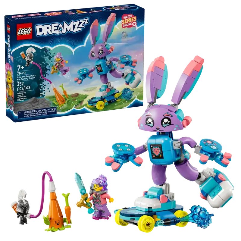 Lego Lego 71490 Dreamzzz - Izzie et Bunchurro le lapin joueur