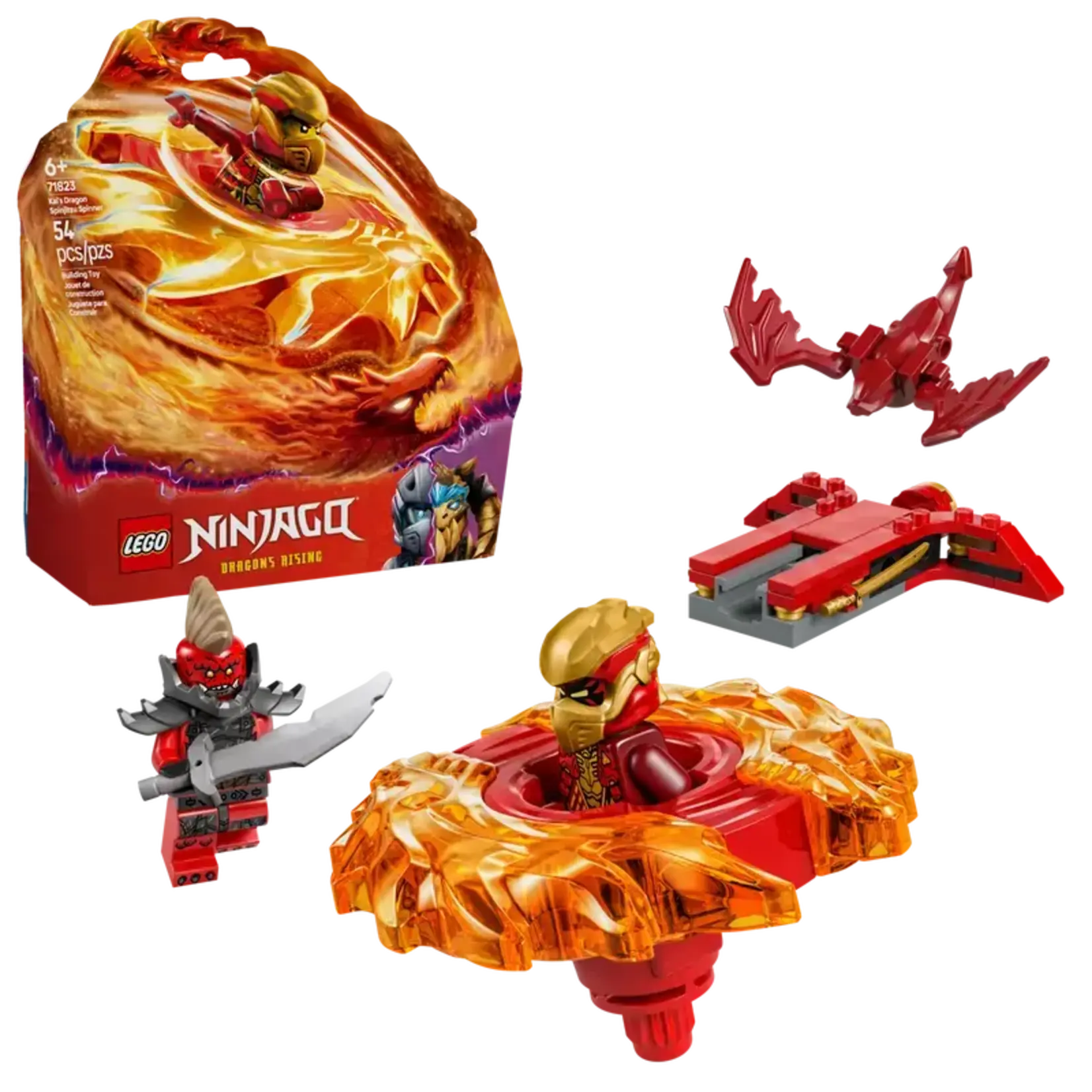 Lego Lego 71823 Ninjago - La toupie Spinjitzu du dragon de Kai