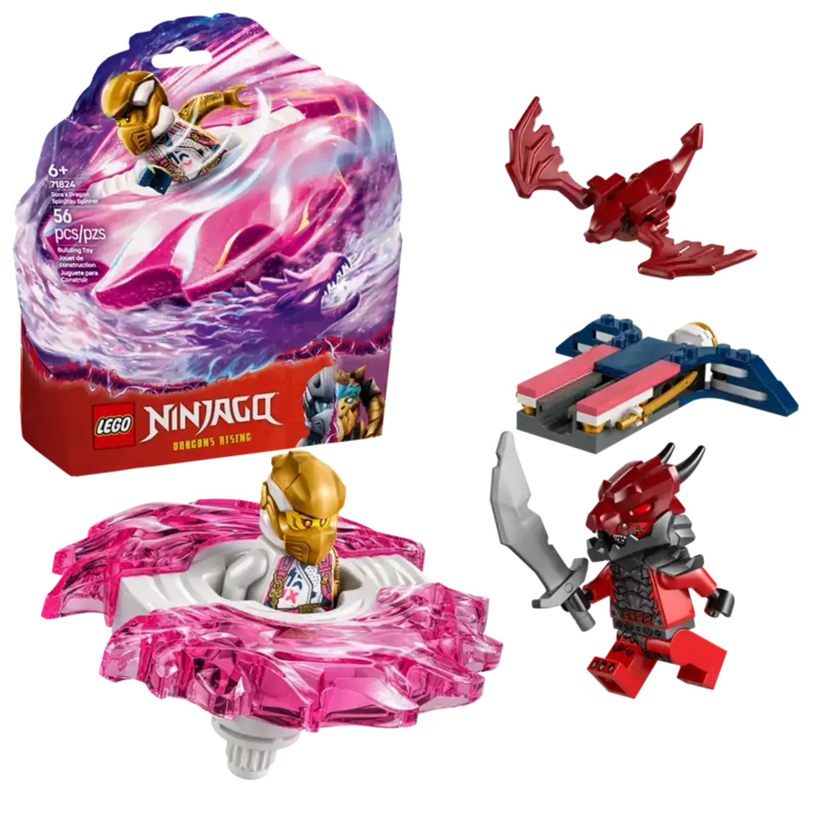 Lego Lego 71824 Ninjago - La toupie Spinjitzu du dragon de Sora