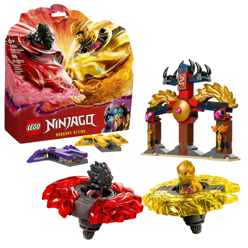 Lego Lego 71826 Ninjago - Ensemble de combat de Spinjitzu du dragon