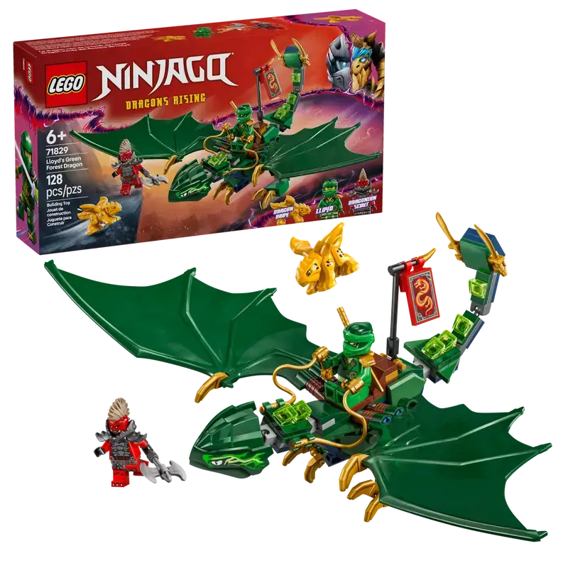 Lego Lego 71829 Ninjago - Le dragon vert de la forêt de Lloyd