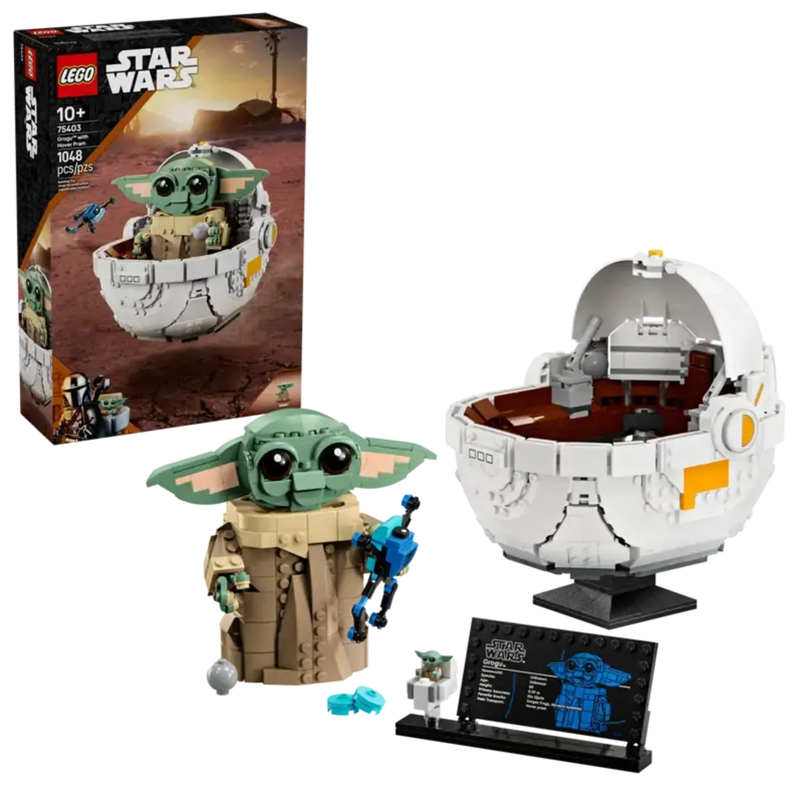 Lego Lego 75403 Star Wars - Grogu™ et son landau à répulseurs