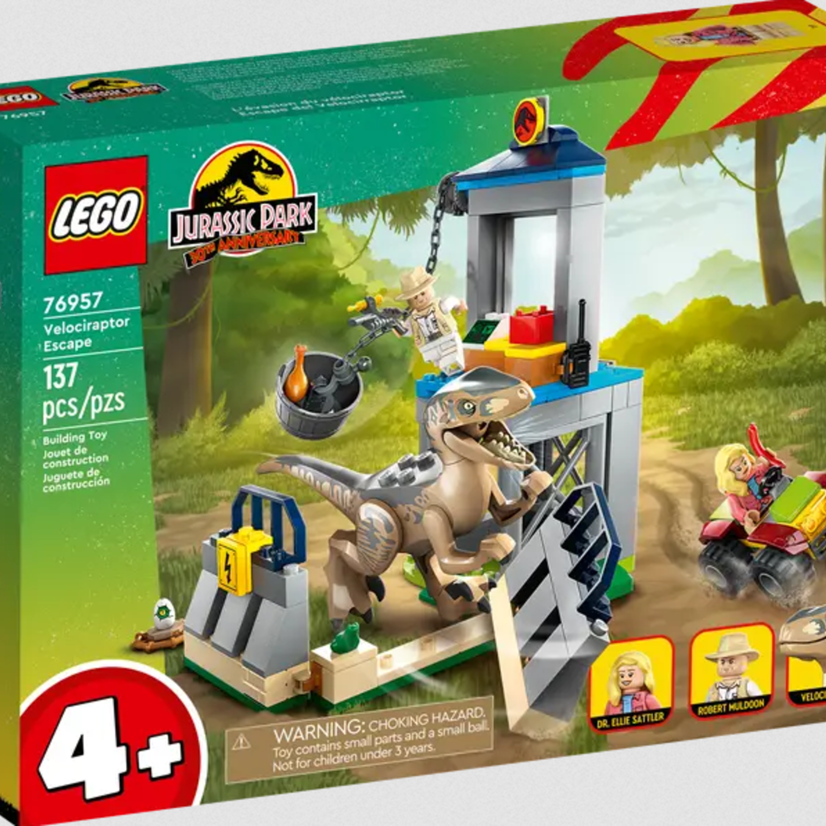 Lego *****Lego 76957 Jurassic Park - L'Évasion du Vélociraptor