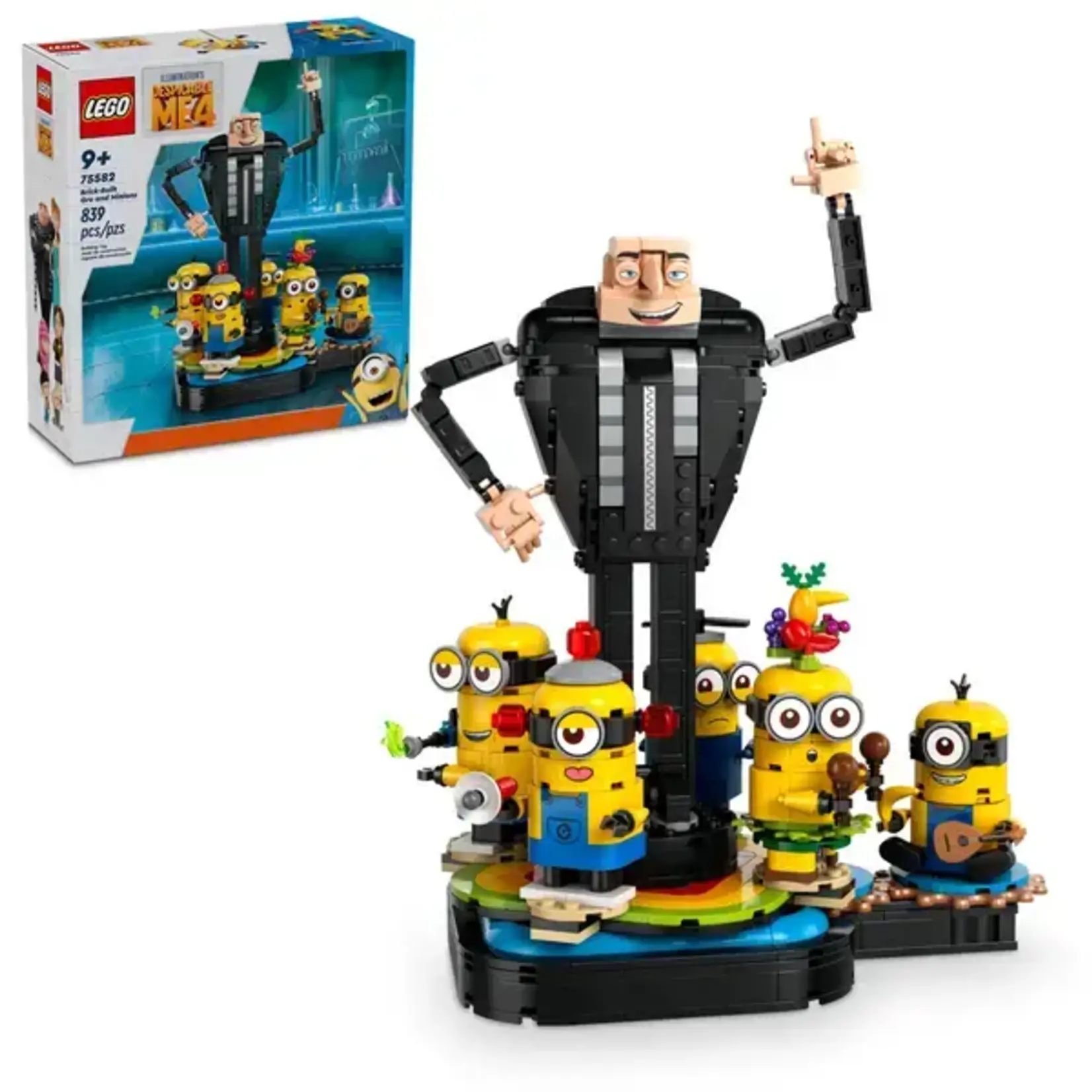 Lego Lego 75582 Despicable Me 4 -  Gru et Minions en briques