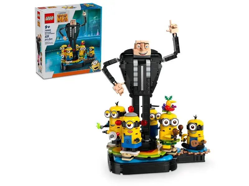 Lego Lego 75582 Despicable Me 4 -  Gru et Minions en briques