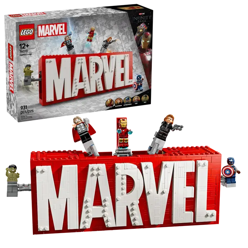 Lego Lego 76313 Marvel - Logo et figurines MARVEL