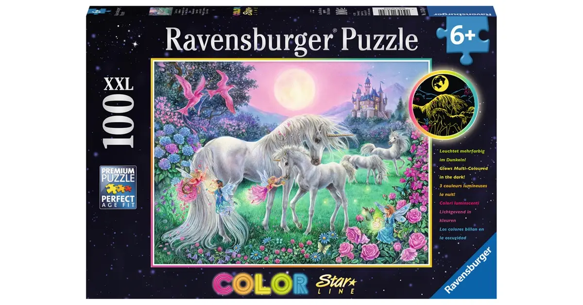 Ravensburger Ravens 100XXL Licornes au clair de lune