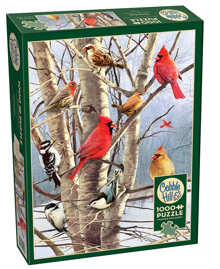 Outset Media Games Cobble Hill 1000 Winter Birds