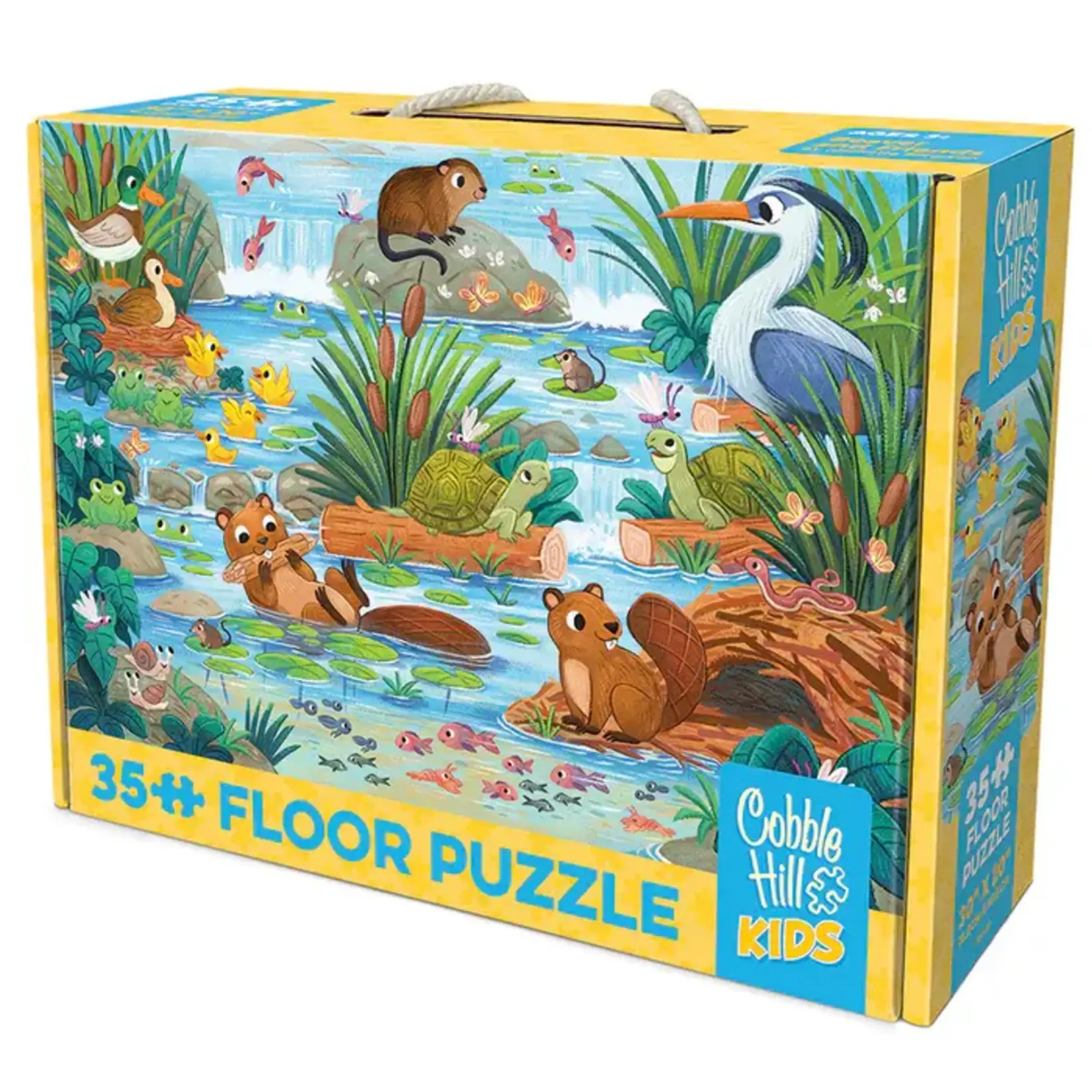 Cobble Hill Cobble Hill Floor Puzzle 35 - Beaver and friends