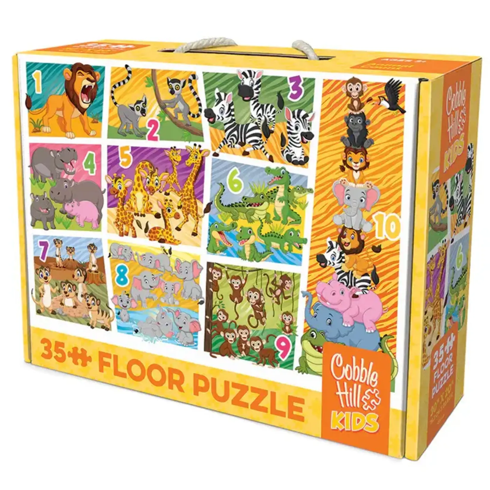 Cobble Hill Cobble Hill Floor Puzzle 35 - Animals Count