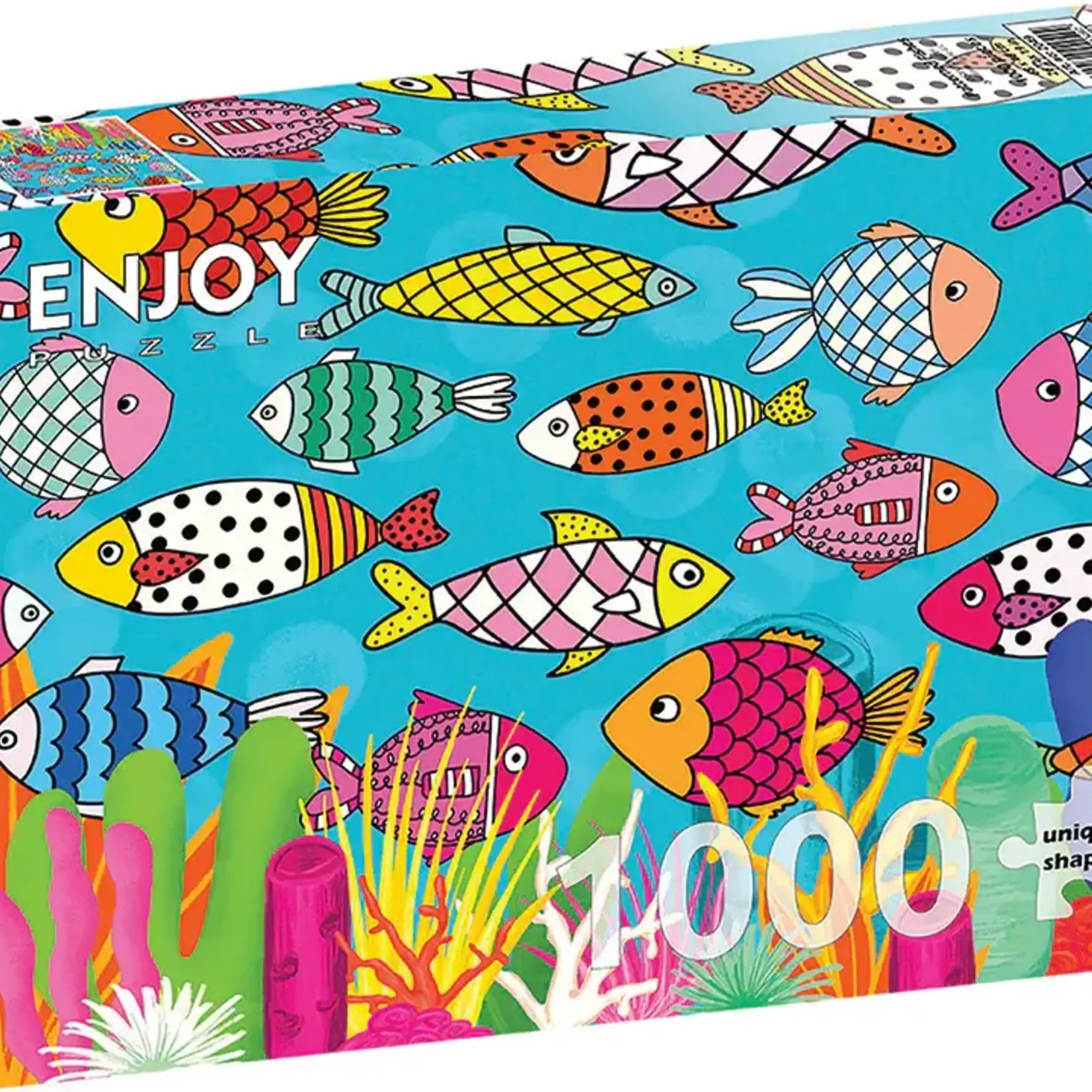 enjoy puzzle ENJOY 1000 Patterned Fishes