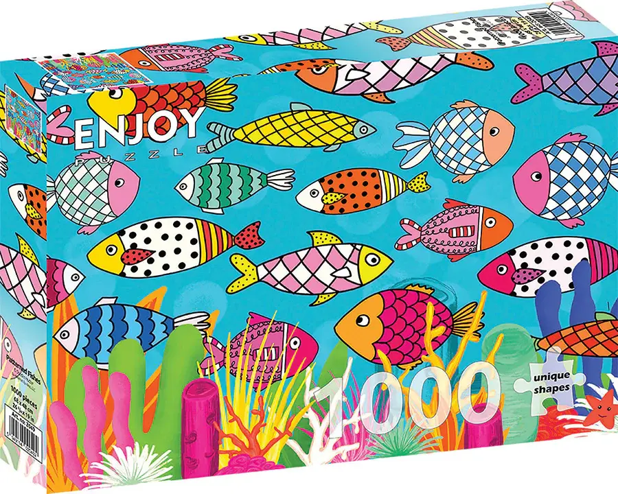 enjoy puzzle ENJOY 1000 Patterned Fishes