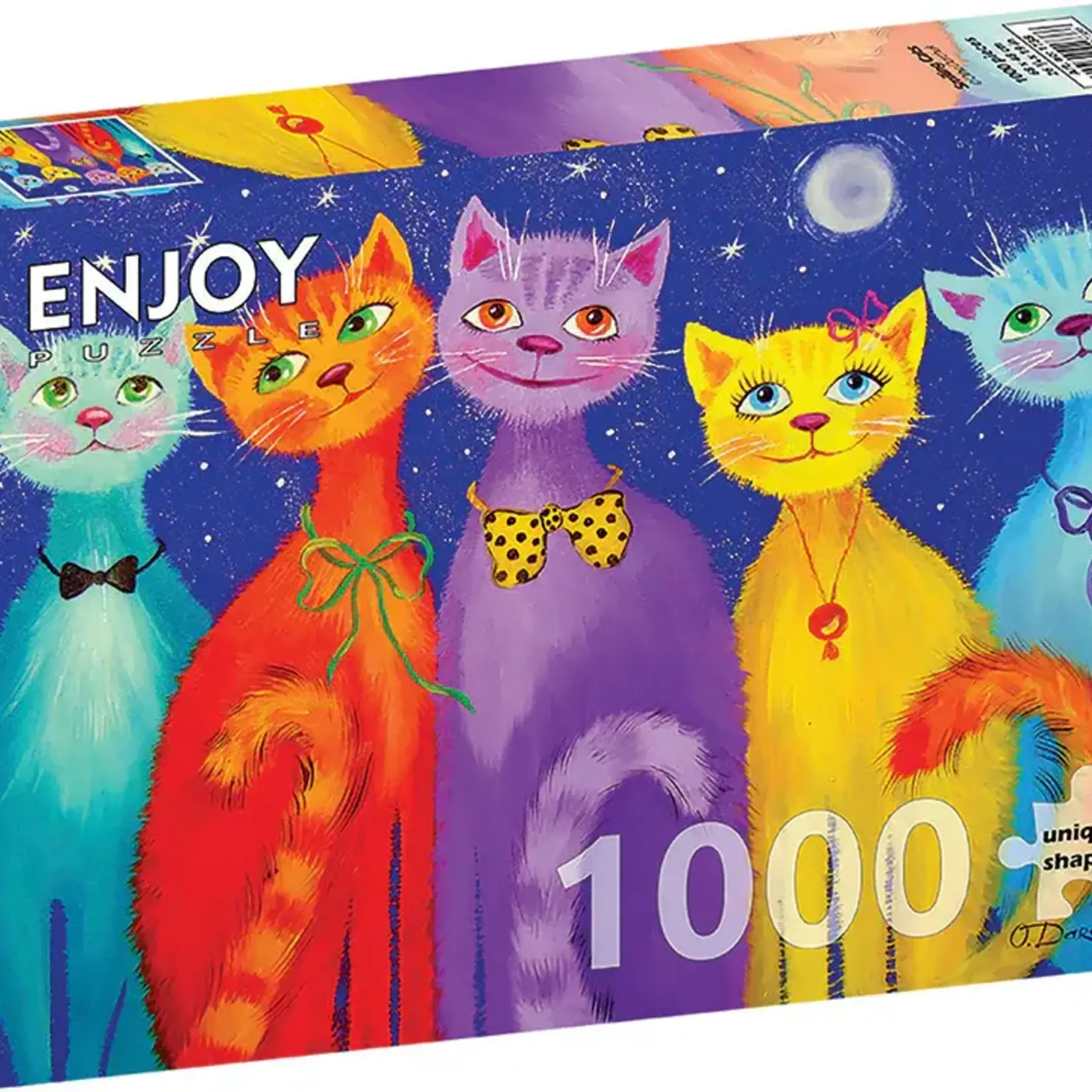 enjoy puzzle ENJOY 1000 Smiling cats