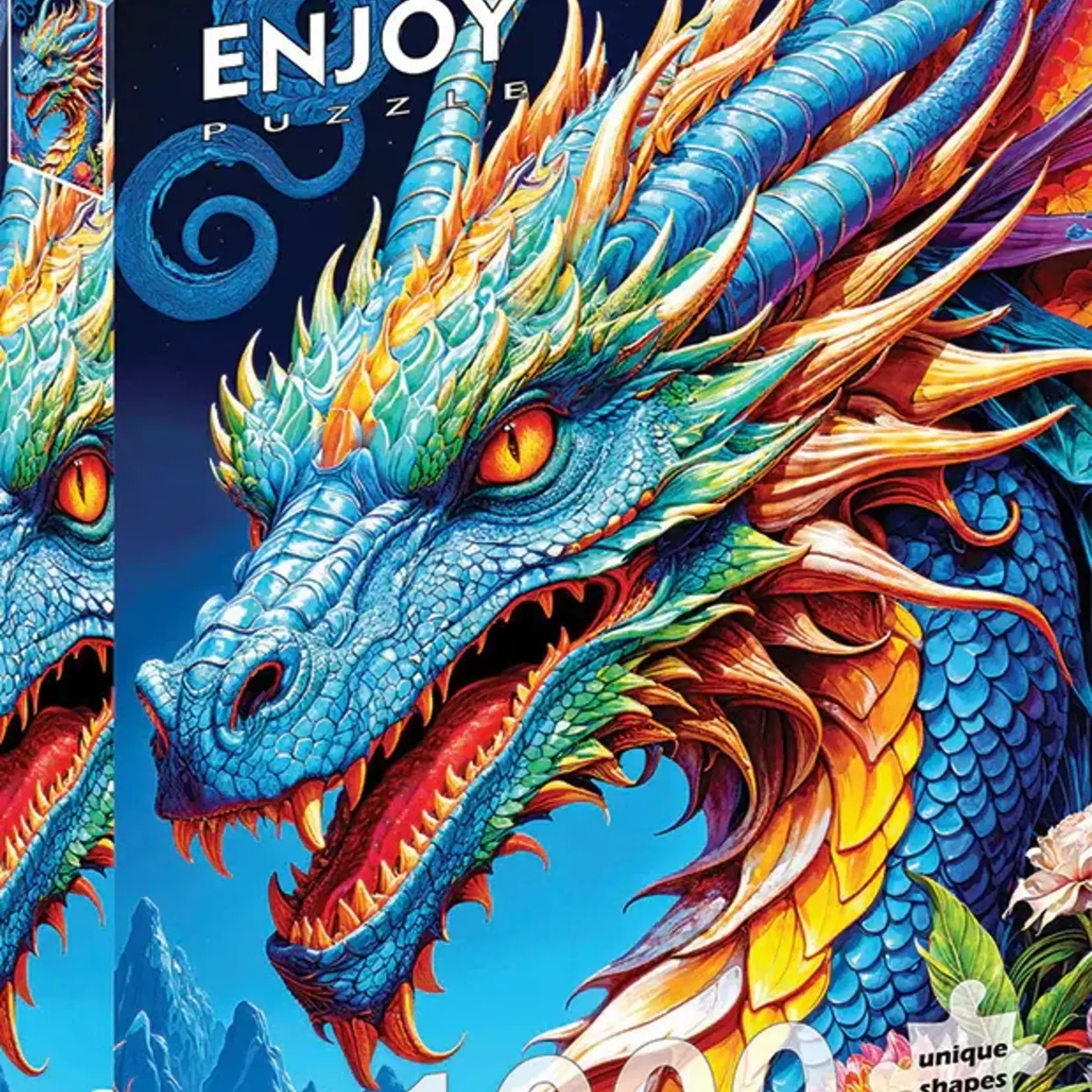 enjoy puzzle ENJOY 1000 Blue Dragon