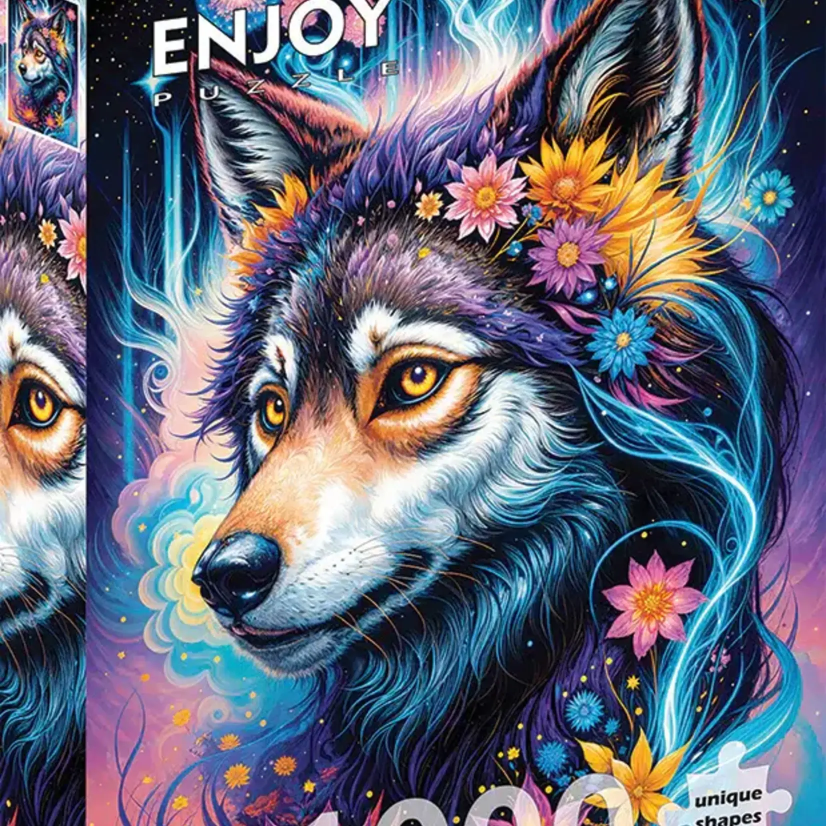 enjoy puzzle Enjoy1000 - Magical Wolf Portrait