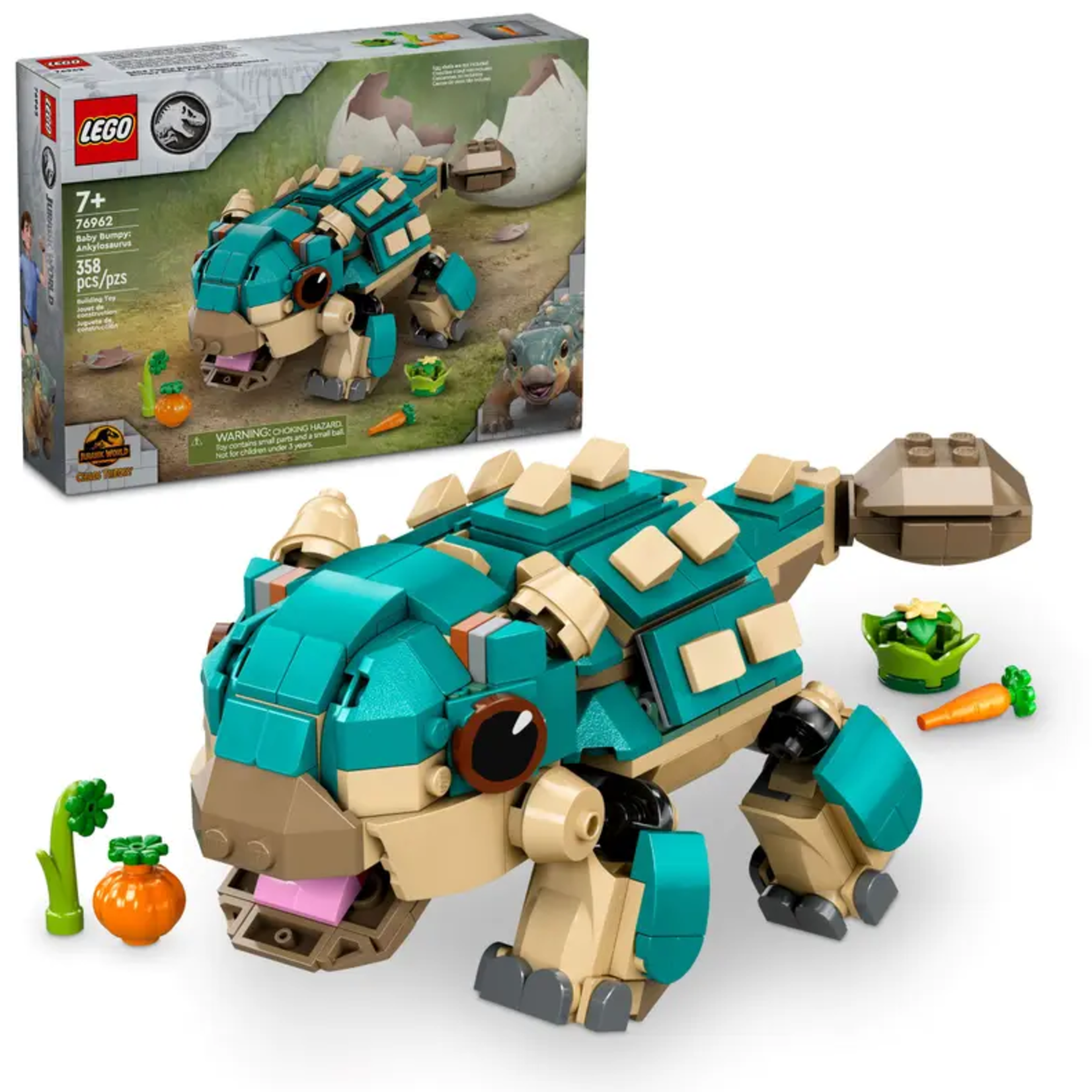 Lego Lego 76962 Jurassic World - Bébé Petite Bosse : L’ankylosaurus