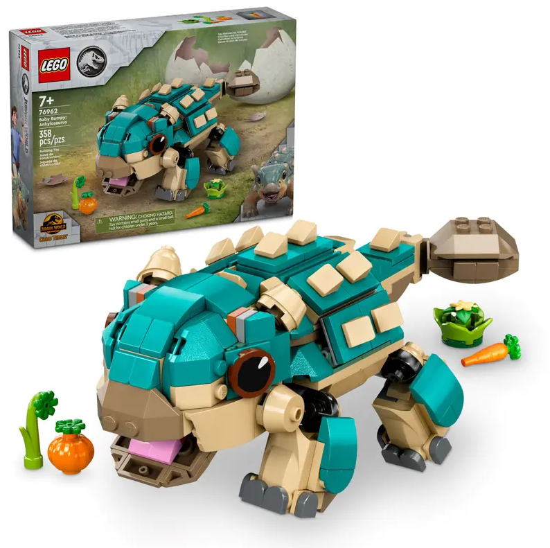 Lego Lego 76962 Jurassic World - Bébé Petite Bosse : L’ankylosaurus