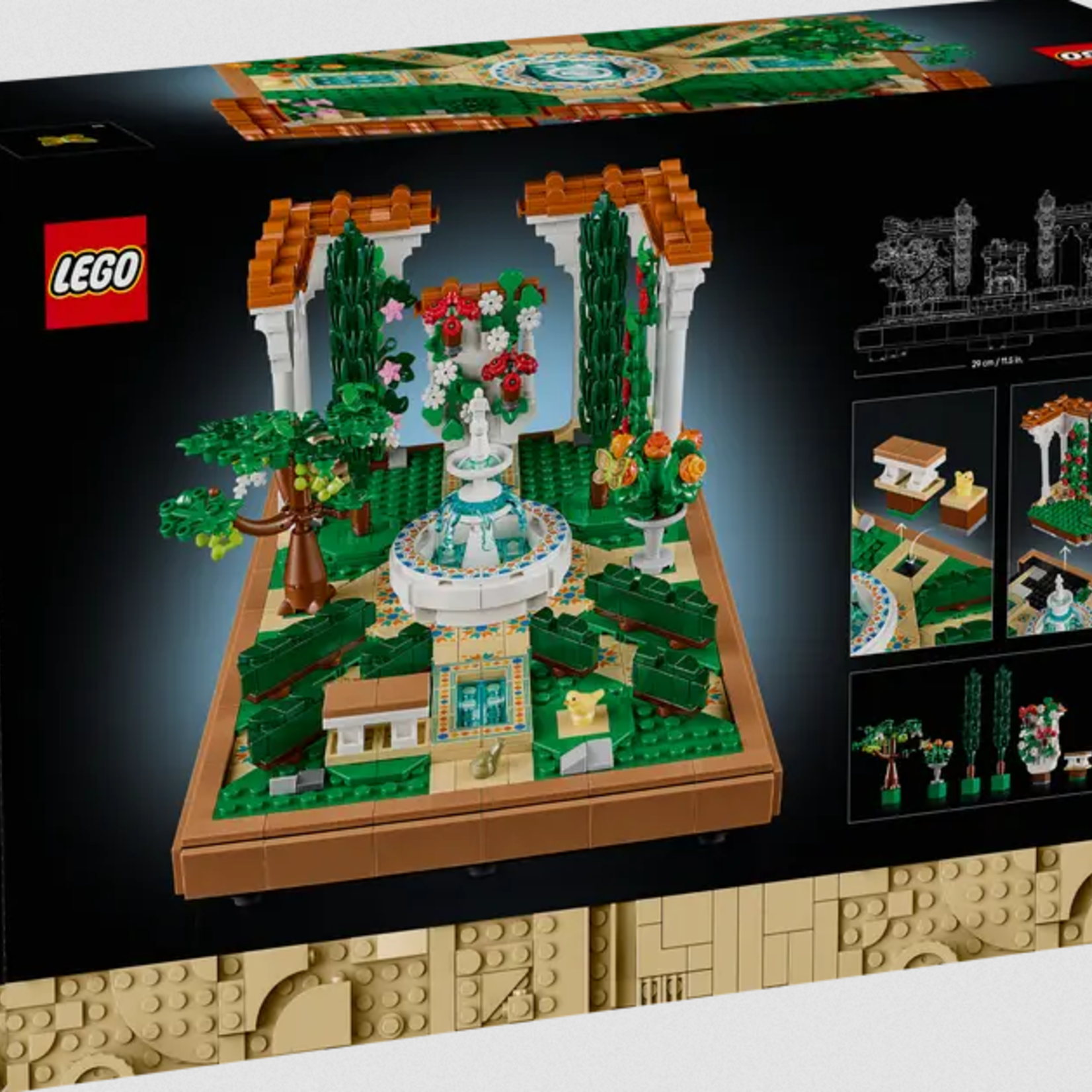 Lego Lego 10359 Icons - Le jardin à la fontaine