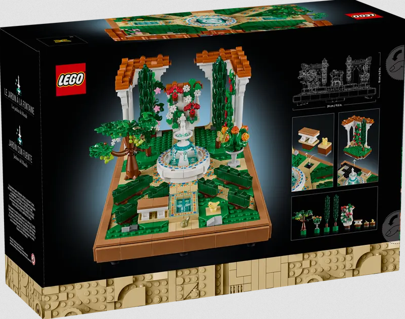 Lego Lego 10359 Icons - Le jardin à la fontaine
