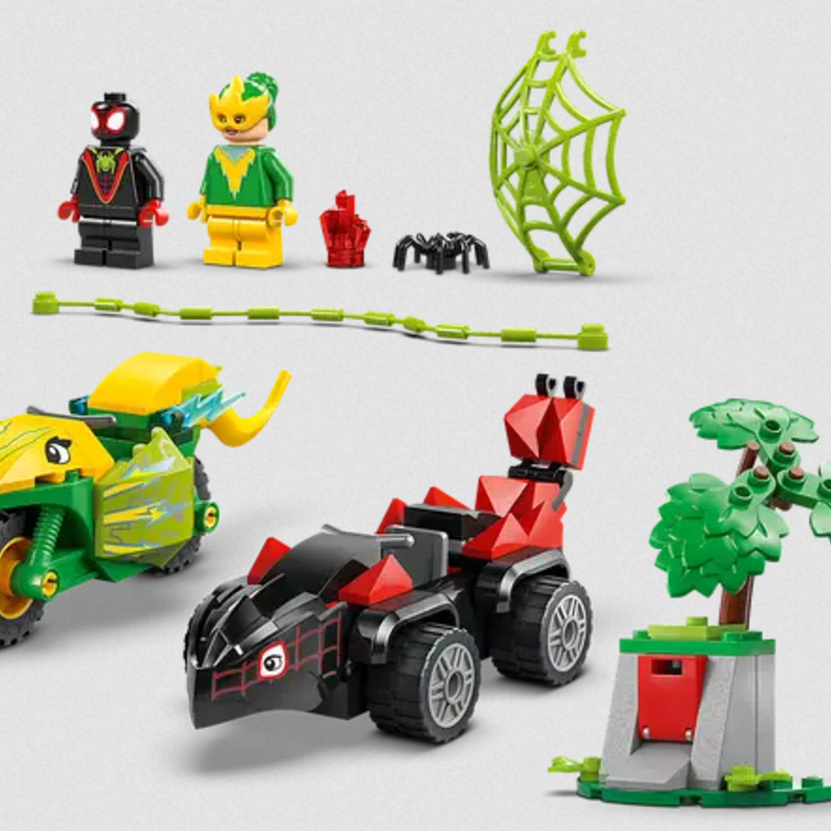 Lego Lego 11198 Marvel - La poursuite en dino-véhicules de Spin et Electro