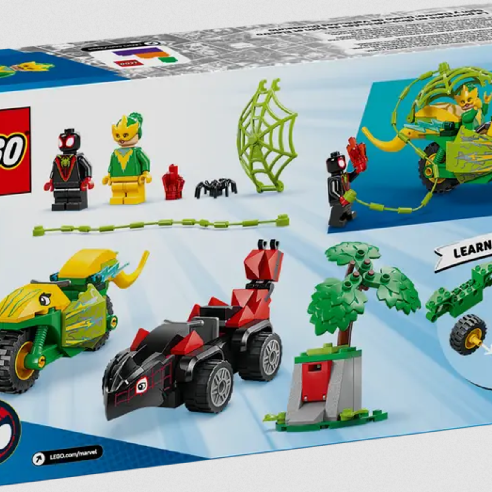 Lego Lego 11198 Marvel - La poursuite en dino-véhicules de Spin et Electro