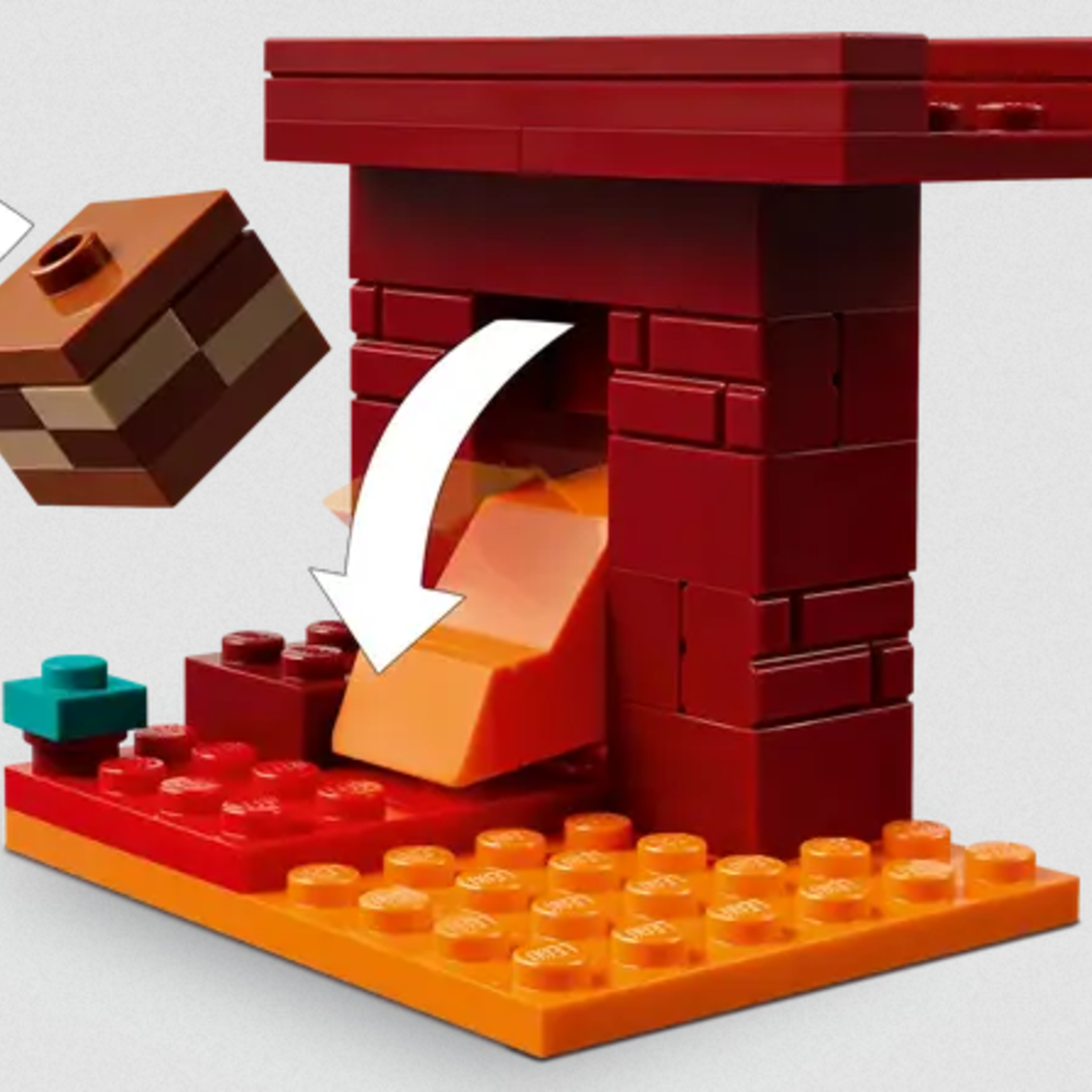 Lego Lego 21266 Minecraft - La bataille de la lave du Nether