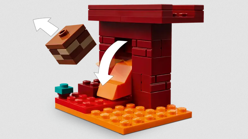 Lego Lego 21266 Minecraft - La bataille de la lave du Nether