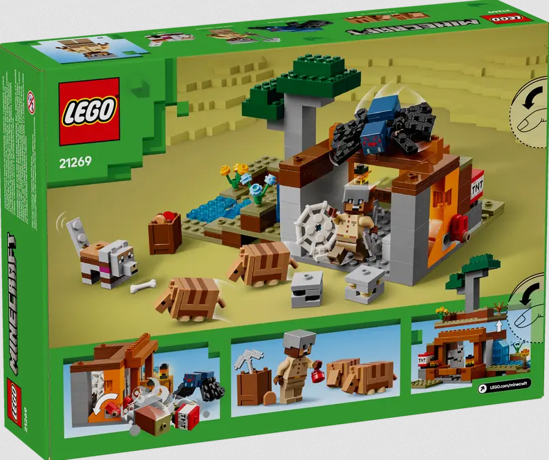 Lego Lego 21269 Minecraft - L’expédition dans la mine du tatou