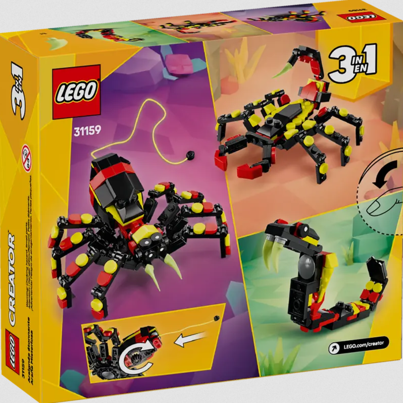 Lego Lego 31159 Creator - l’araignée étonnante