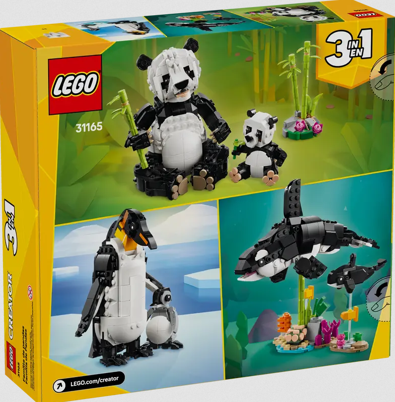 Lego Lego 31165 Creator - Les animaux sauvages : la famille de pandas