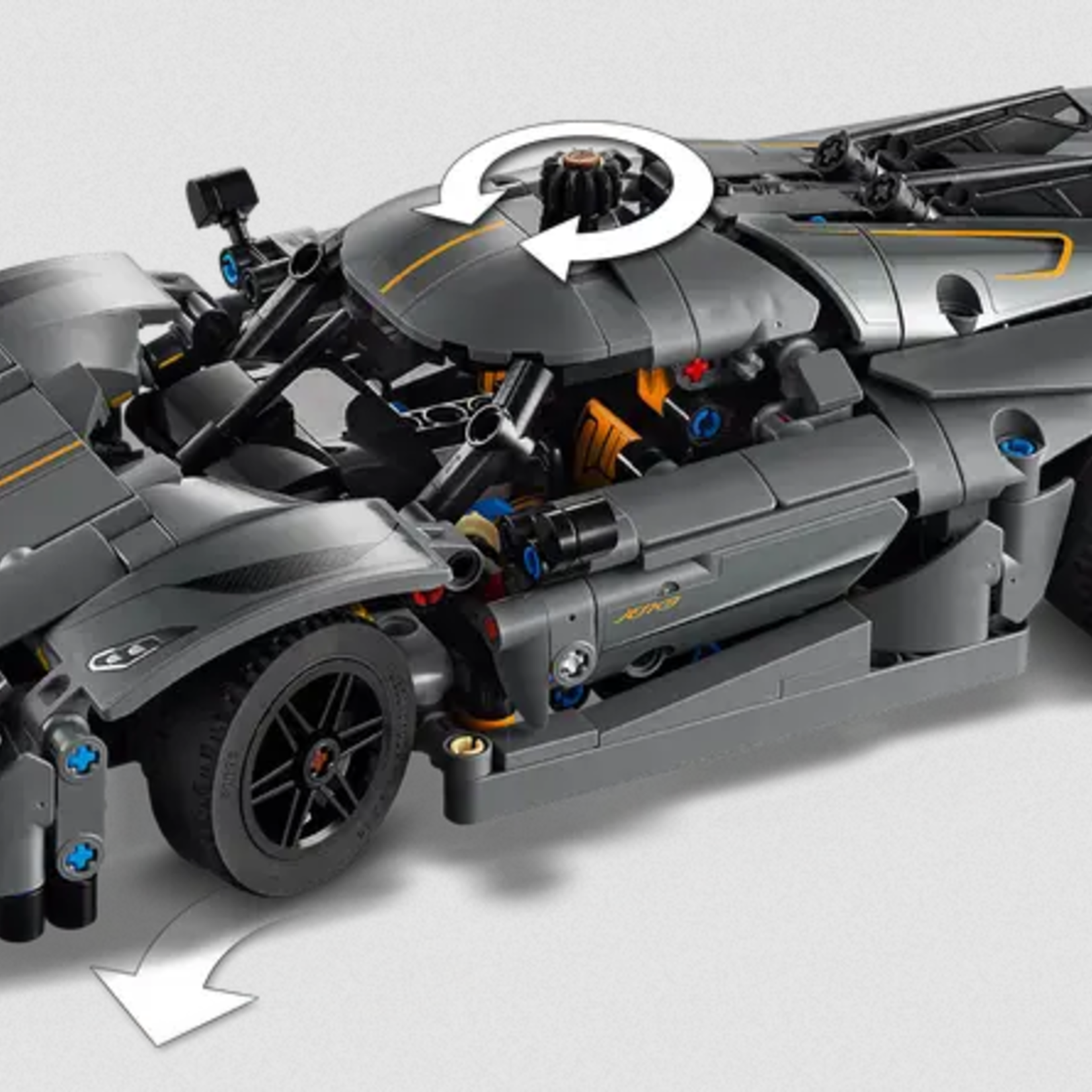Lego Lego 42173 Technic - L’hypervoiture Koenigsegg Jesko Absolut grise