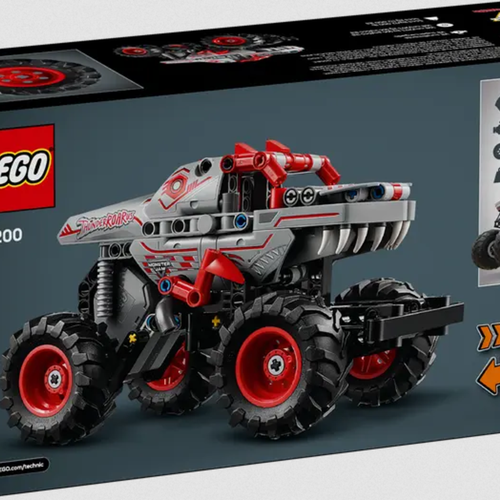 Lego Lego 42200 Technic - Monster Jam™ ThunderROARus™ à rétrofriction