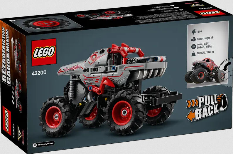 Lego Lego 42200 Technic - Monster Jam™ ThunderROARus™ à rétrofriction