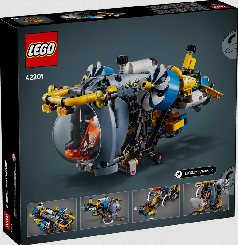 Lego Lego 42201 Technic - Le sous-marin de recherche en haute mer