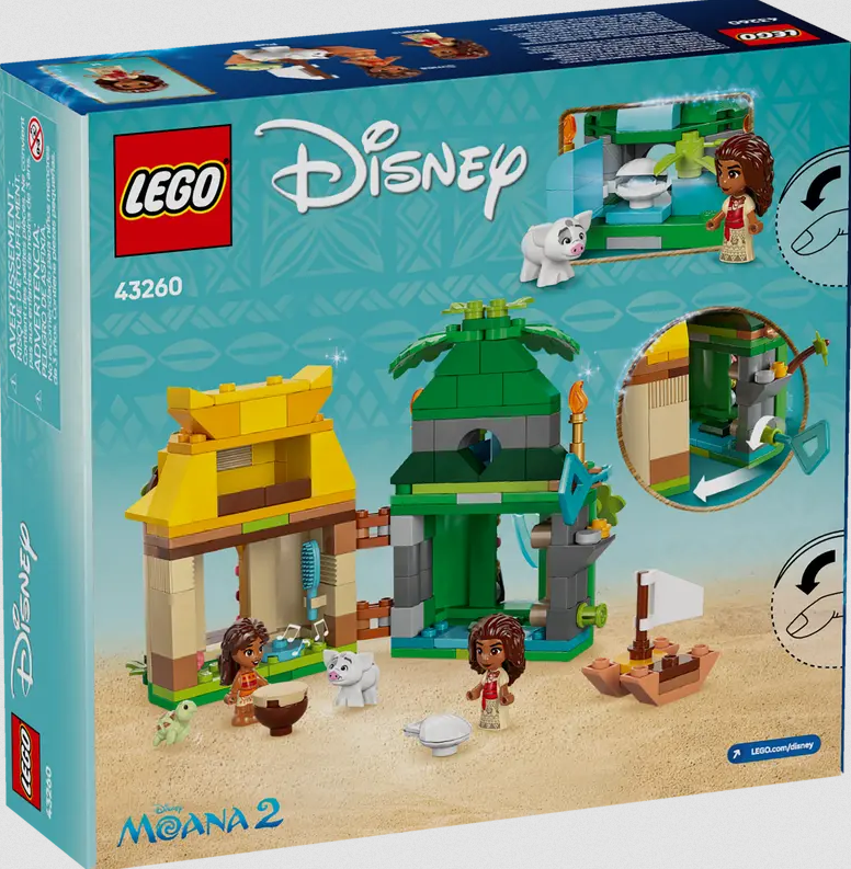 Lego Lego 43260 Disney - Les jeux de Moana sur l’île