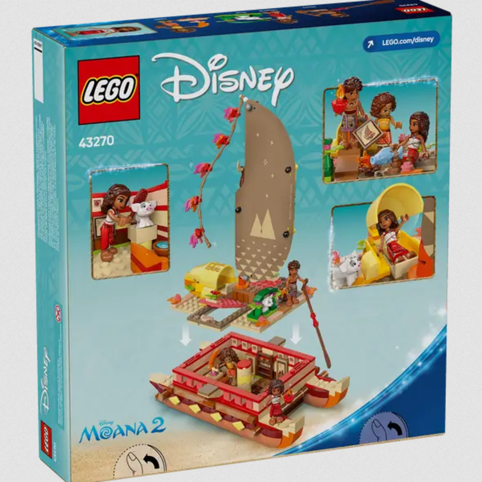 Lego Lego 43270 Disney - Le canot d’aventure de Moana