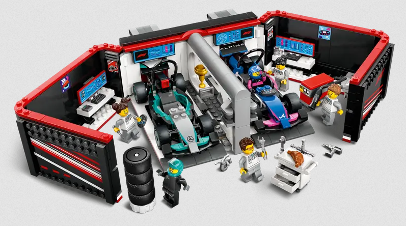Lego Lego 60444 City - Le garage de F1® et les voitures Mercedes-AMG et Alpine